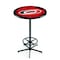 Holland Bar Stool Co 42" Black Carolina Hurricanes Pub Table L216B4228CarHur - alternate 1